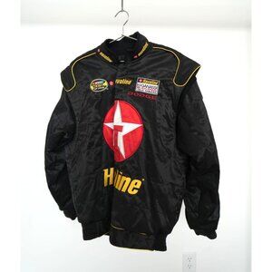 Vintage Chase Authentics Havoline Nascar Insulated Racing Jacket Black L Men's